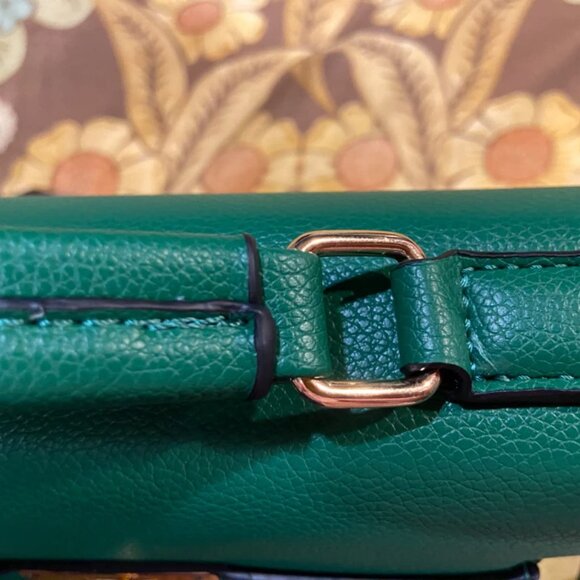 Neiman Marcus Top Handle Leather Satchel Bag - Picture 5 of 7